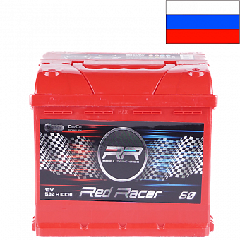 ���� ������������ RED RACER 6CT 60Ah R+ 530A EN 242x175x190 ��. ��. L2